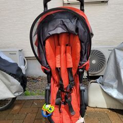 ベビーカー　Peg-perego SI オレンジの画像