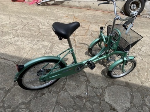 三輪車▲自転車！三輪自転車！転倒防止！