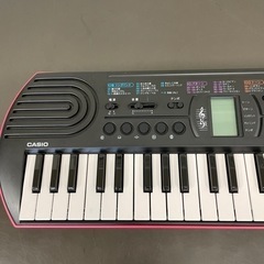 動作確認済み👍🎹CASIO カシオ SA-76 ミニキーボード🎹🖤ブラック×ピンク💖の画像