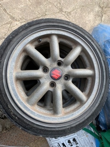 ブラックレーシング▲8本スポーク！14インチ！PCD100