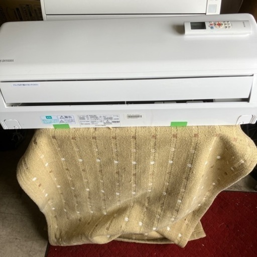 佐賀中古エアコン、アイリスオーヤマ2020年2.2KW税込取付込48番