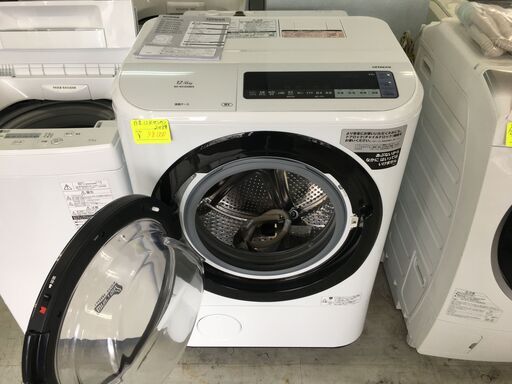 洗濯機の分解クリーニング行っています！配送設置込み！日立12Kドラム式洗濯乾燥機　2018年製！！　分解クリーニング済み！！