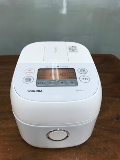 取引場所　南観音　K  2204-674  TOSHIBA/東芝　RC-5XL   東芝IHジャー炊飯器　3合炊き　2019年製