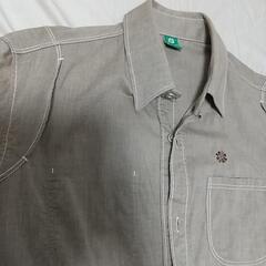 シャツ L ブラウンの画像