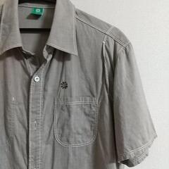 シャツ L ブラウンの画像