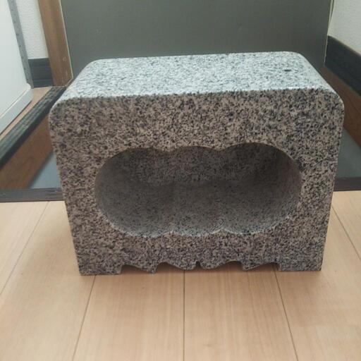 値下げしました。白御影角型香炉