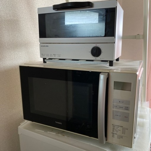 早急！電子レンジとオーブントースター　決まりました
