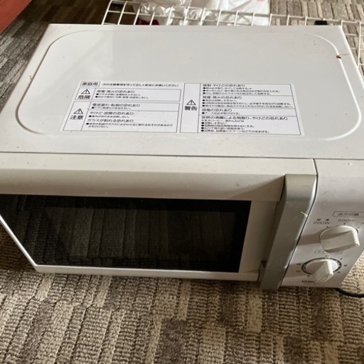 電子レンジ　白