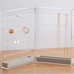 【無印良品】【値下げ】アクリルアクセサリースタンドの画像