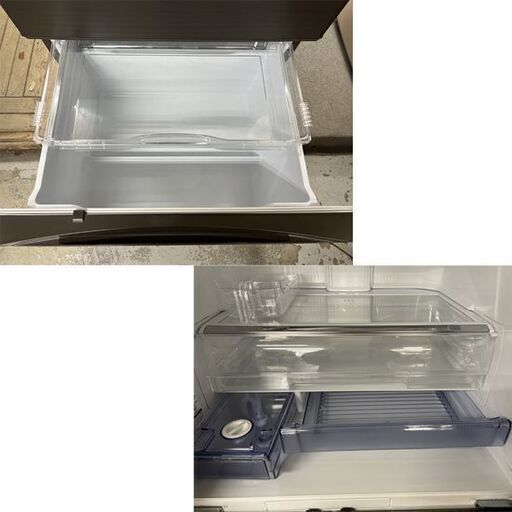 三菱 大型冷蔵庫 6ドア 517L 2016年製 MR-JX53Z-RW 置けるスマート大容量 氷点下ストッカーD 自動製氷機能 500Lクラス ロイヤルウッド ブラウン フレンチドア ☆ 札幌市白石区 白石店