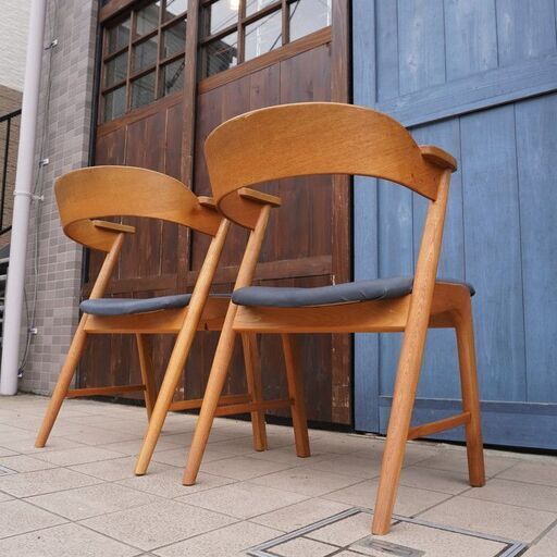 MOMO natural(モモナチュラル)のLAME CHAIR。ほんの少し飛び出たセミアームが可愛らしいデザインのダイニングチェアー