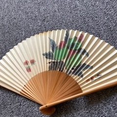 ☆昭和レトロ扇子3点セット☆中古品の画像
