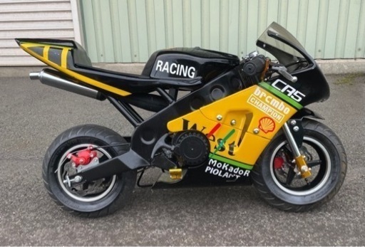 ポケットバイク　予備エンジンキャブ付き