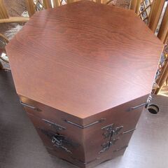 八角柱の箱 朝鮮/中国 アンティーク風家具 李朝家具 札幌市北区屯田