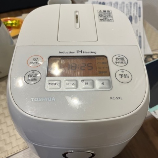 炊飯器　TOSHIBA RC-5XL-W