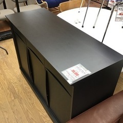 KP-105【ご来店頂ける方限定】旭川家具　ドルチェ120カウンター　黒