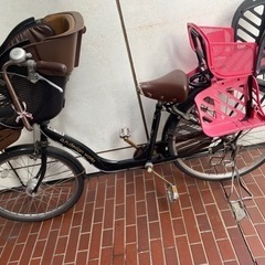 前後子供乗せ自転車