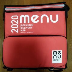menuクルー配達バッグ 赤