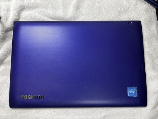 ★TOSHIBA　A205 SB 10.1インチ　タブレット 本体　ガラスコーティング済み　ブルー　訳あり商品★