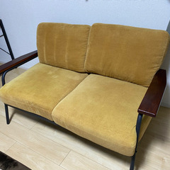 2人掛けソファ　値下げしましたの画像