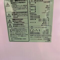 最短当日配送可★無料で配送及び設置いたします★冷蔵庫 HISENSE HR-D15CB 2020年製★HIS1A