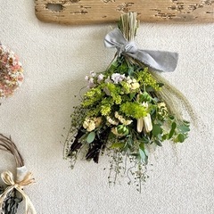 グリーンの癒されスワッグ グリーンの癒されスワッグ