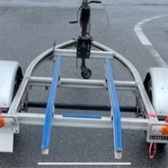 サンコーアルミトレーラー　書類有り　軽トレーラー ボートトレーラー　水上バイク　ジェットスキー　愛知からの画像