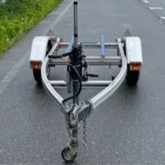 サンコーアルミトレーラー　書類有り　軽トレーラー ボートトレーラー　水上バイク　ジェットスキー　愛知からの画像
