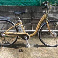 SANYO ENACLE/電動アシスト自転車△26インチ/3段変速/電動自転車/充電器有り/走行確認/現状品の画像