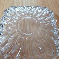 レトロ！HOYAガラス皿　新品未使用品の画像