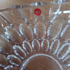 レトロ！HOYAガラス皿　新品未使用品の画像