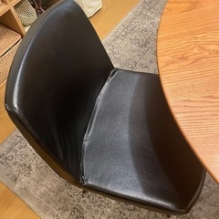 ダイニング チェア レザー風 1脚の画像