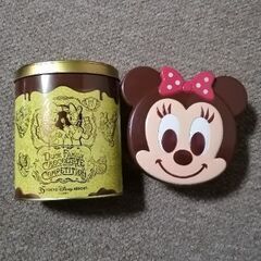 ミニーちゃんお弁当箱とドナルドの空き缶セットの画像