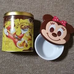 ミニーちゃんお弁当箱とドナルドの空き缶セット