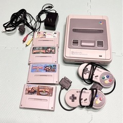 スーパーファミリーコンピュータ 本体＋ドンキーコングなどカセット