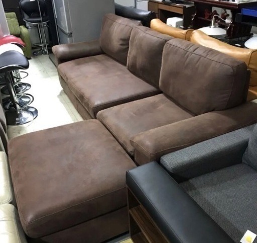 3Pソファ　オットマン有り