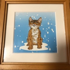 猫の絵の画像
