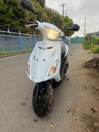 アドレス125S セル1発始動　インジェクション