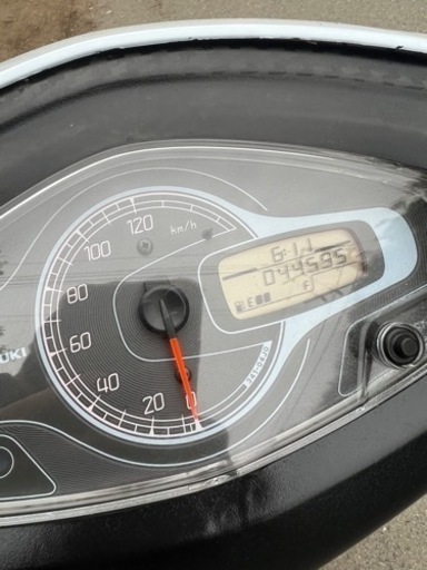 アドレス125S セル1発始動　インジェクション