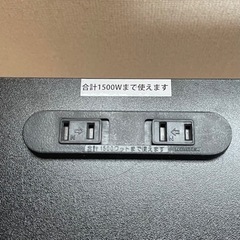 【美品】山善 デスク 幅80×奥行49×高さ70 MCPE-8050(BKSBK)の画像