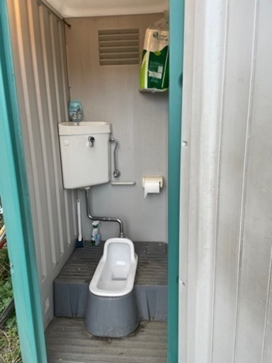 仮設トイレ　水洗トイレ