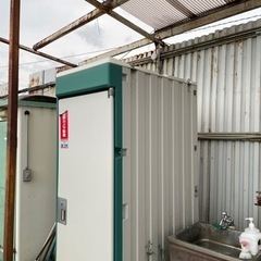 仮設トイレ　水洗トイレ