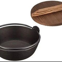 南部鉄器　すき焼きいろどり　26cm