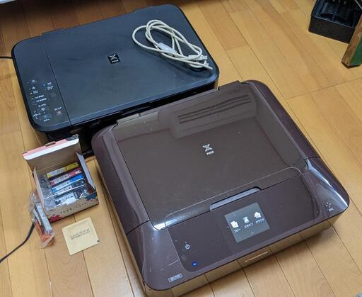 (値下げ）お届け可★無料★　WiFi プリンター Canon PIXUS MG7530と MG3630 とモニタをセットで！