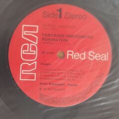 アルトゥール・ルービンシュタイン ショパン 幻想即興曲 RCA SX2733の画像