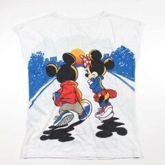両面プリント ミッキーマウス 半袖 Ｔシャツの画像