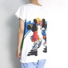 両面プリント ミッキーマウス 半袖 Ｔシャツの画像