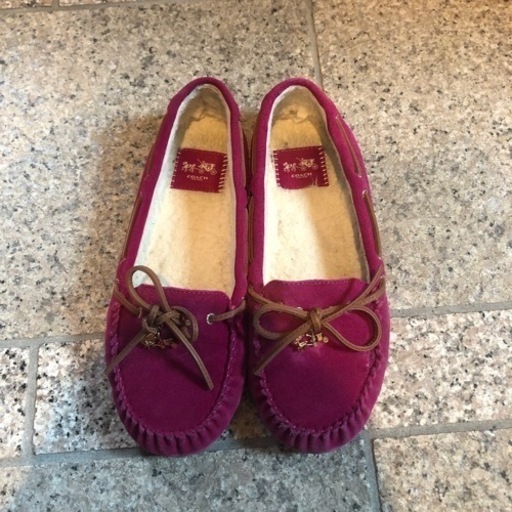 coach モカシン　24.5cm