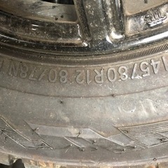 TOYOオープンカントリーRTPCD100 4穴　4.5J 軽自動車　4本セットの画像