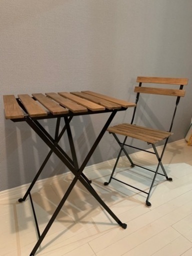 美品ガーデンテーブル、イス1脚　セット